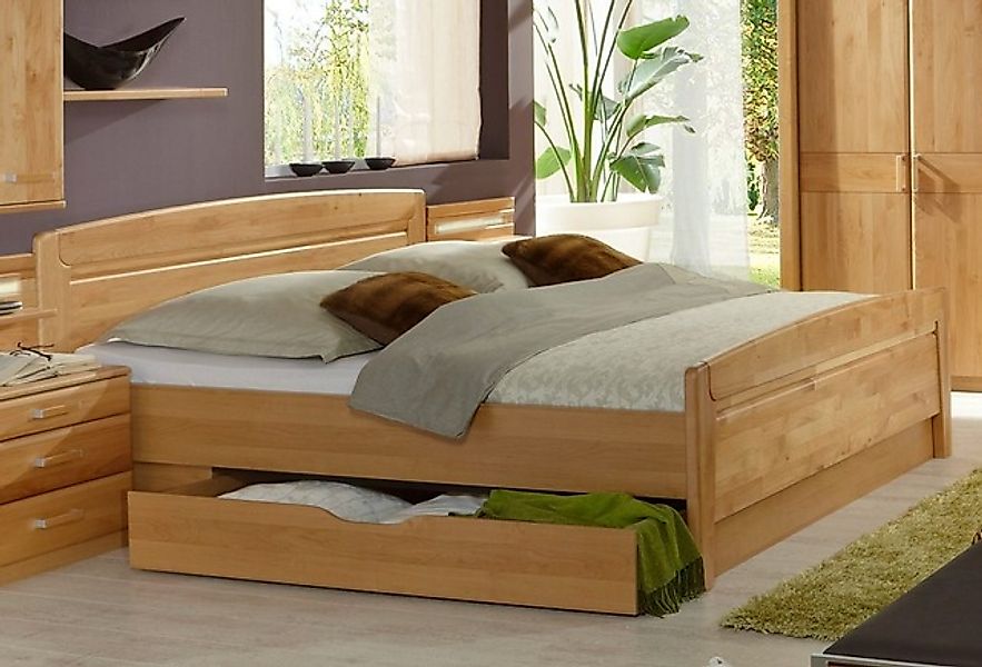 WIEMANN Funktionsbett »Lausanne, Bettgestell, Bettrahmen, teilmassiv Erle« günstig online kaufen