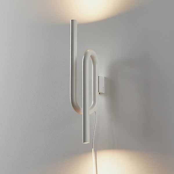 Foscarini Tobia LED-Wandleuchte mit Kabel weiß günstig online kaufen