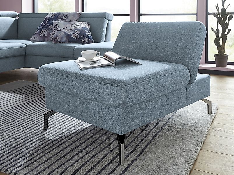 sit&more Hocker "Brisbane", Fußhöhe 15 cm, mit Federkern und Klappfunktion günstig online kaufen