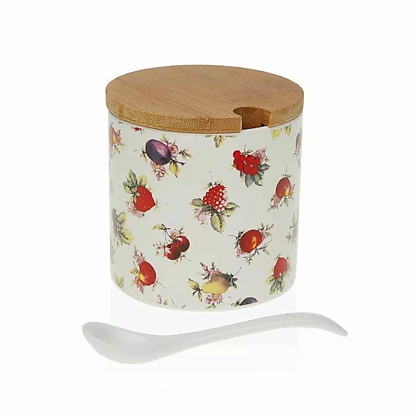 Zuckerdose Versa Strawberry Aus Keramik (8 X 8 X 8 Cm) günstig online kaufen
