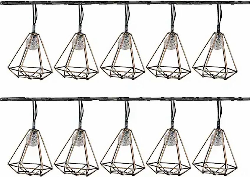 LUXFORM Lichterkette »Solar-Lichterkette Sousse Partybeleuchtung 10x LED«, günstig online kaufen