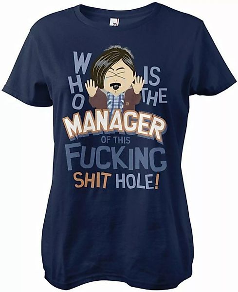 South Park T-Shirt Who´s Manager Of This Sh*t Hole Girly Tee günstig online kaufen