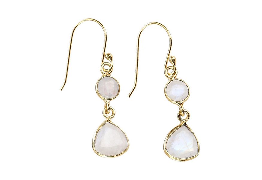 Guru-Shop Paar Ohrhänger Vergoldete Boho Ohrringe aus Sterlingsilber,.. günstig online kaufen