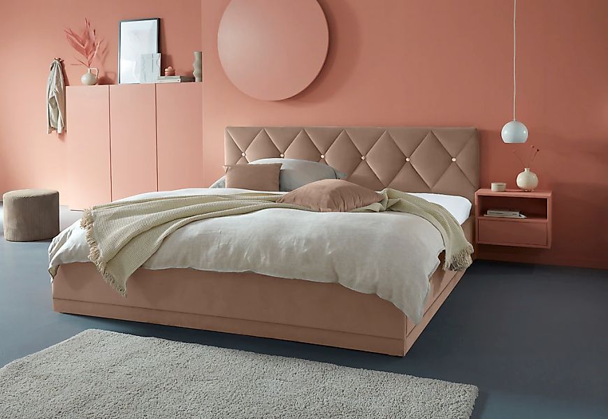 Westfalia Schlafkomfort Polsterbett "Adamas" auch mit Bettkasten, Knopfheft günstig online kaufen