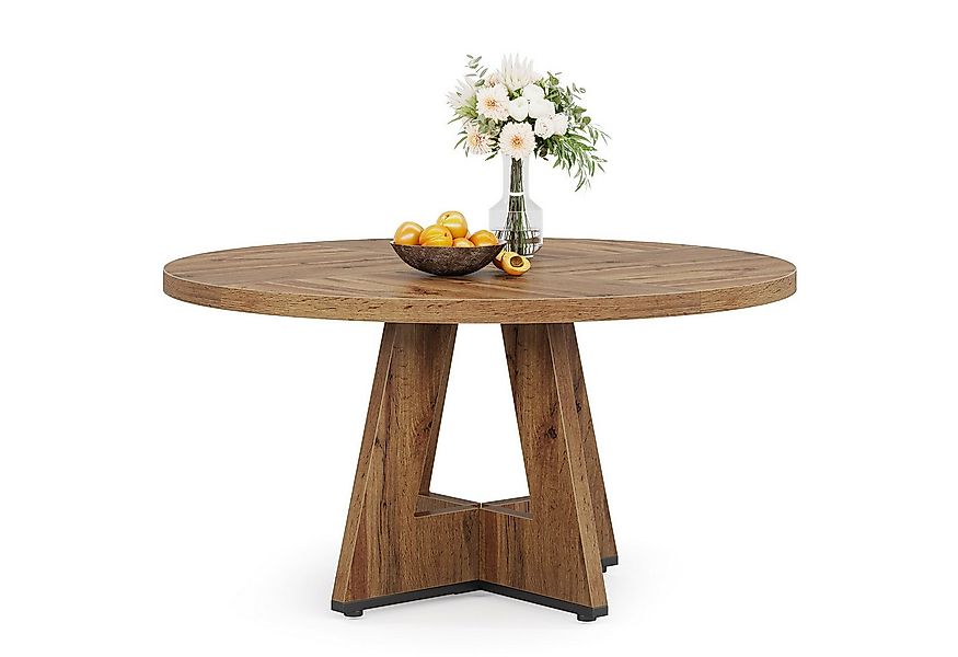 Tribesigns Esstisch Runder Esstisch, Küchentisch für Esszimmer Wohnzimmer, günstig online kaufen