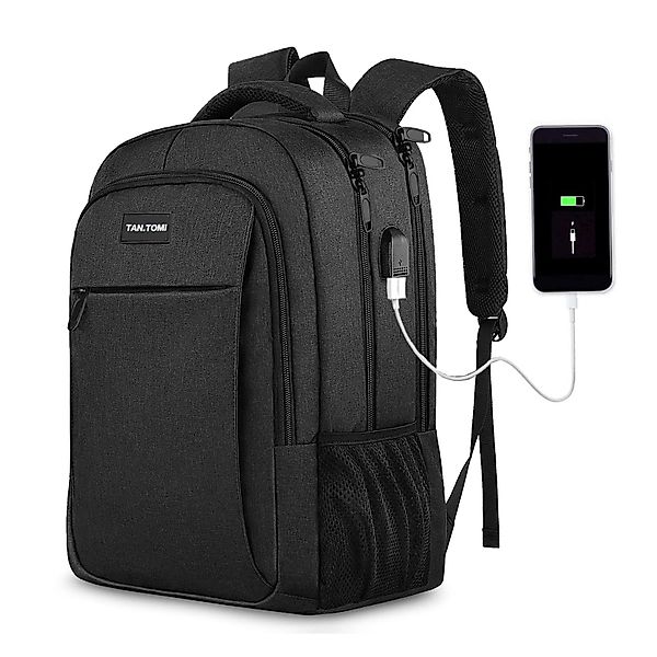 TAN.TOMI Rucksack Laptop-Rucksack Herren mit USB-Ladebuchse, günstig online kaufen