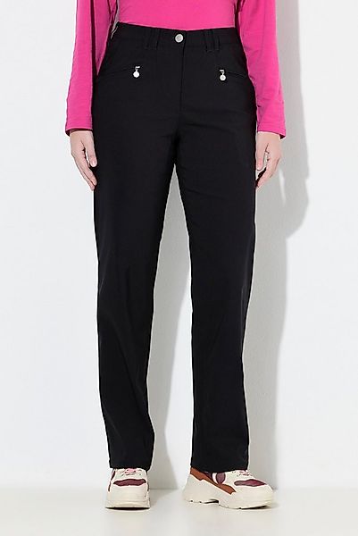 Ulla Popken Funktionshose Bengalinhose Mony konisches Bein Zipptaschen günstig online kaufen