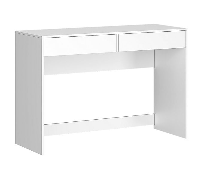 Bellamio Schreibtisch Toce mit 2 Schubladen (weiß), Breite 110 cm x Tiefe 4 günstig online kaufen