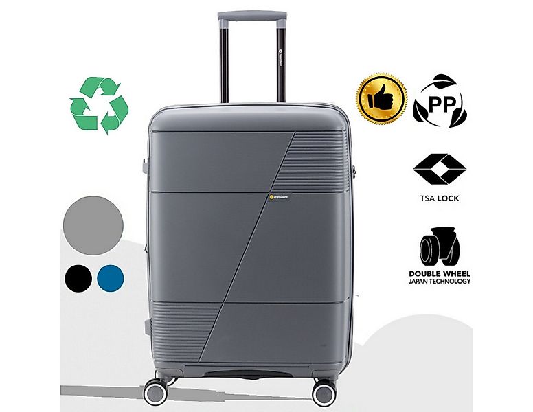 Super Solu Hartschalen-Trolley robuster & stabiler Hartschalenkoffer aus PP günstig online kaufen