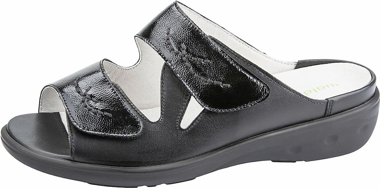 Waldläufer KARA Pantolette mit zwei Klettverschlüssen, K-Weite günstig online kaufen