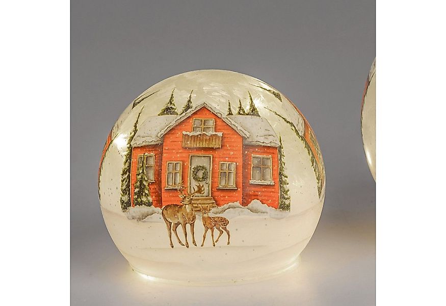 formano Kugelleuchte Weihnachtszeit, Mit Timerfunktion, Mehrfarbig, Motiv: günstig online kaufen