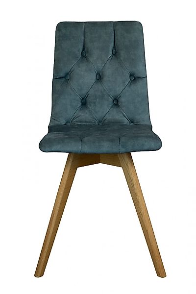 andas Esszimmerstuhl "Rania", (Set), 2 St., Samtvelours, Massivholzgestell, günstig online kaufen