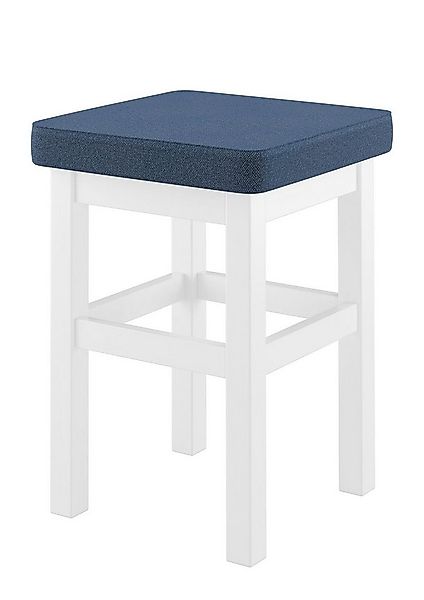 ERST-HOLZ Arbeitshocker Holzhocker mit Verschiedenen Polsterfarben Sitz in günstig online kaufen