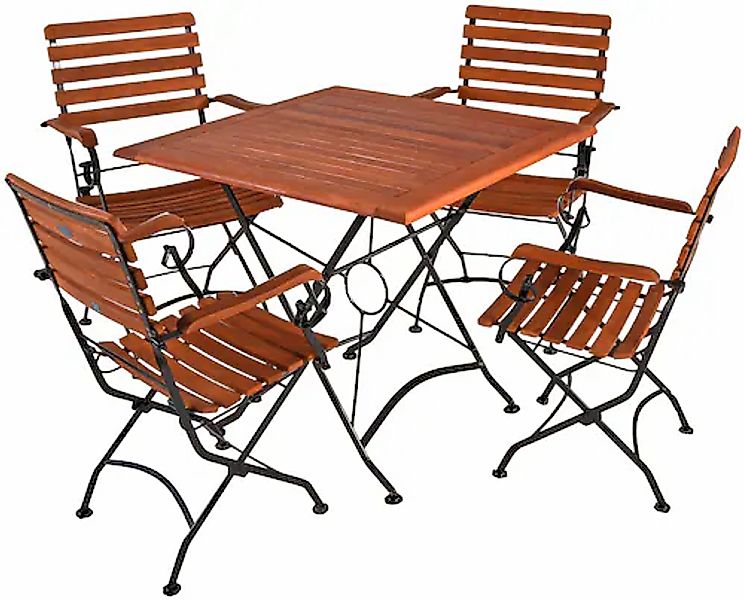 Garden Pleasure Garten-Essgruppe »WIEN« Set, 5 Stk. tlg. günstig online kaufen
