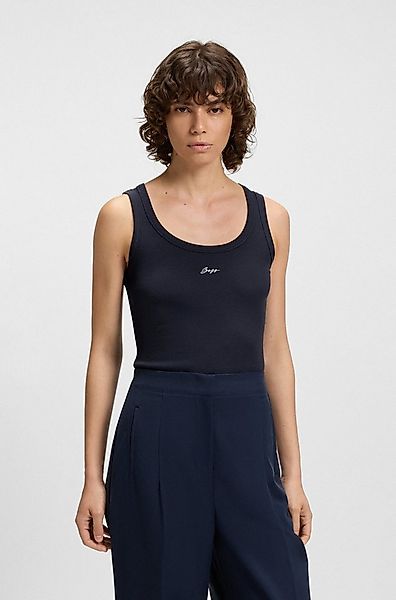 BOSS ORANGE Tanktop Ematite Premium Damenmode mit gerippter Struktur günstig online kaufen