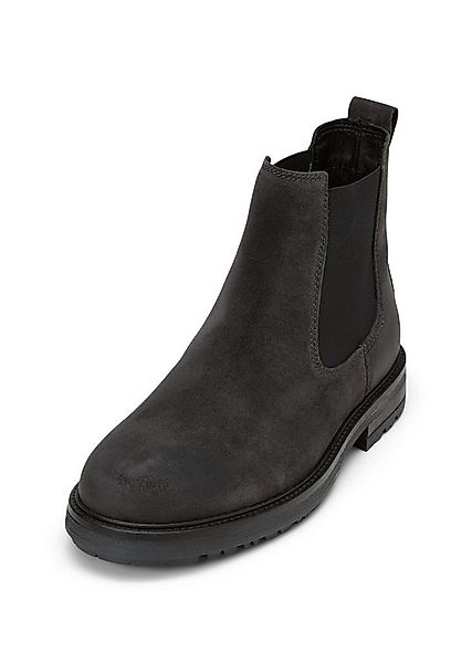 Marc O'Polo aus edlem Velours-Rindleder Chelseaboots günstig online kaufen
