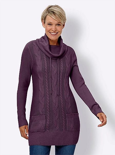 Sieh an! Strickpullover Longpullover . günstig online kaufen