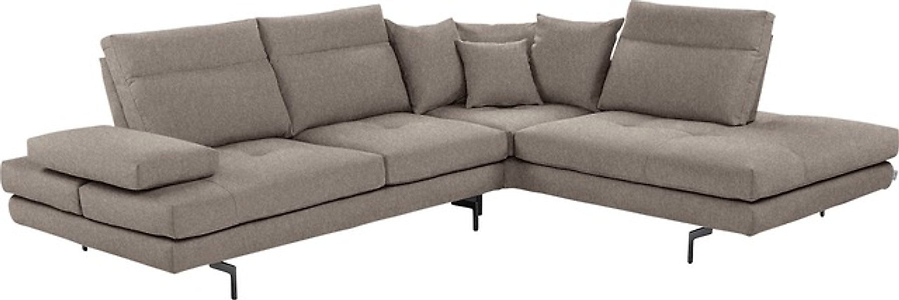 CALIA ITALIA Ecksofa »Toby Wing, Komfortsofa mit Sitzkomfort der Extraklass günstig online kaufen
