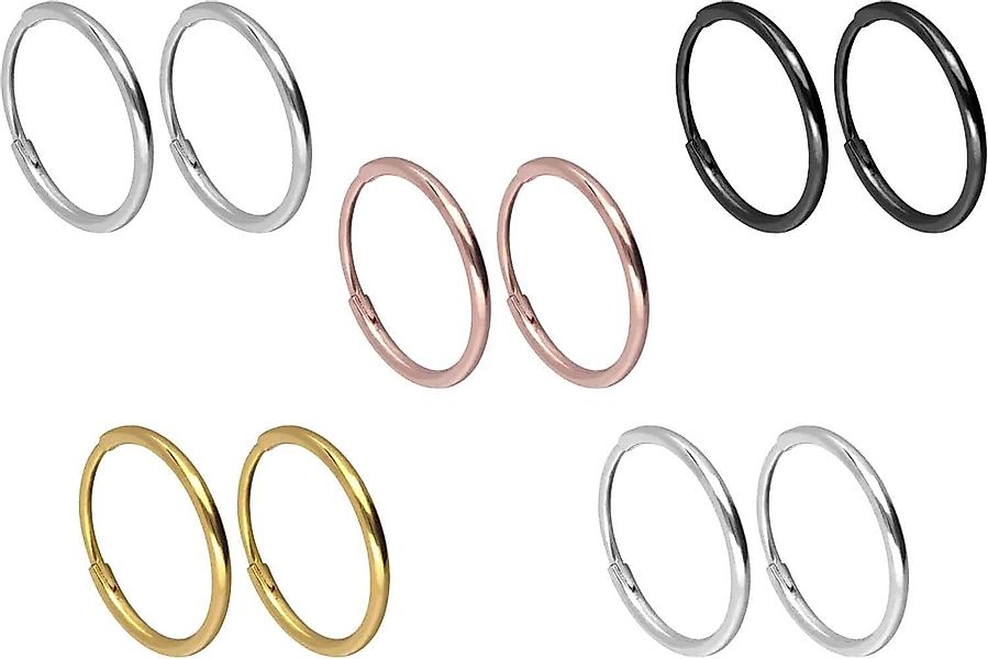 FILANGO Piercing-Set Titan Ohrclicker Creolen (Creolen günstig online kaufen