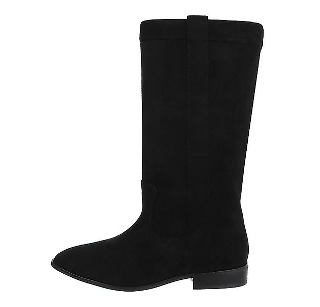 Ital-Design Damen Cowboyboots Western Westernstiefel Blockabsatz Flache Sti günstig online kaufen