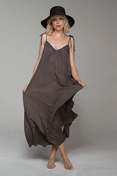 ILAY Lit Maxikleid Maxikleid Adele, Schlam günstig online kaufen
