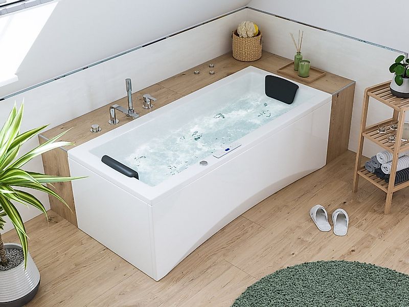 Magnolia Home Whirlpool-Badewanne Unity 170 Whirlpool Set ohne Armatur günstig online kaufen