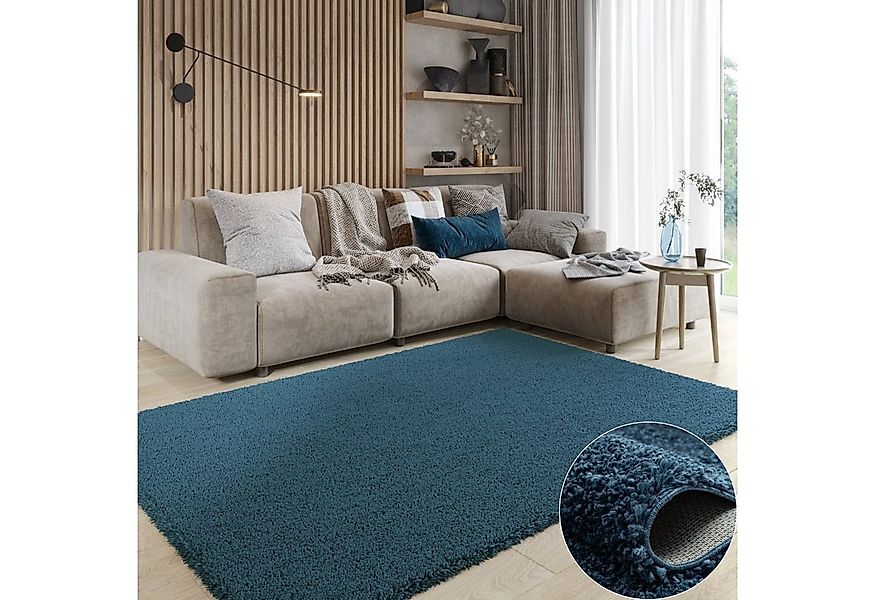Wohnando Teppich MY-RUG Hochflorteppich Shaggy Star 90x60cm, rechteckig, Hö günstig online kaufen