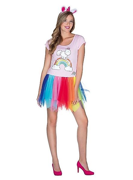 Rubie´s Kostüm Einhorn Theodor Kleid - Faschingskostüm Damen, Buntes Sommer günstig online kaufen