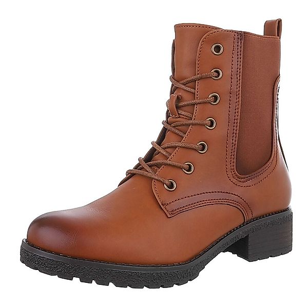 Ital-Design Damen Schnürschuhe Freizeit Stiefelette (87740307) günstig online kaufen