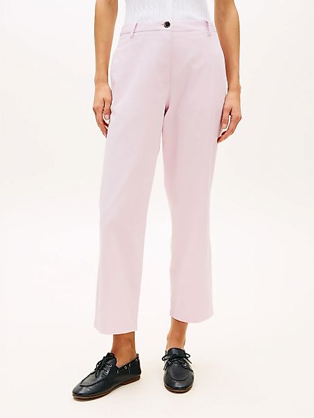 Tommy Hilfiger Chinohose "CO GMD SLIM STRAIGHT CHINO" mit mittlerer Leibhöh günstig online kaufen