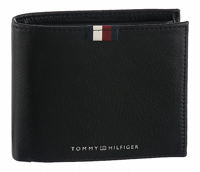 Tommy Hilfiger Geldbörse "TH PREM LEA CC FLAP AND COIN", Unisex Geldbeutel, günstig online kaufen