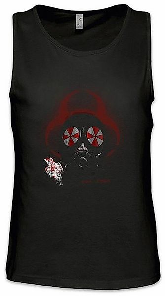 Urban Backwoods Tanktop Gas Mask Biohazard Umbrella Ärmelloses T-Shirt Resi günstig online kaufen