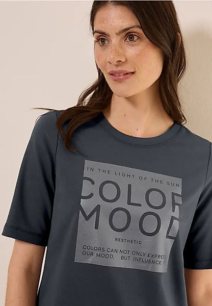 Softes Shirt mit Folienprint günstig online kaufen