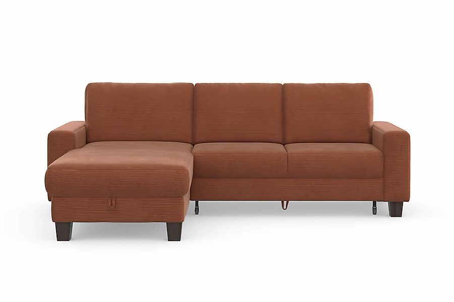 Home affaire Ecksofa »Summer L-Form« mit Recamiere, mit oder ohne Bettfunkt günstig online kaufen