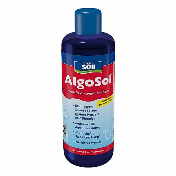 Söll Algosol Wirkstoff Gegen Algen 500ml Teich 10000L günstig online kaufen