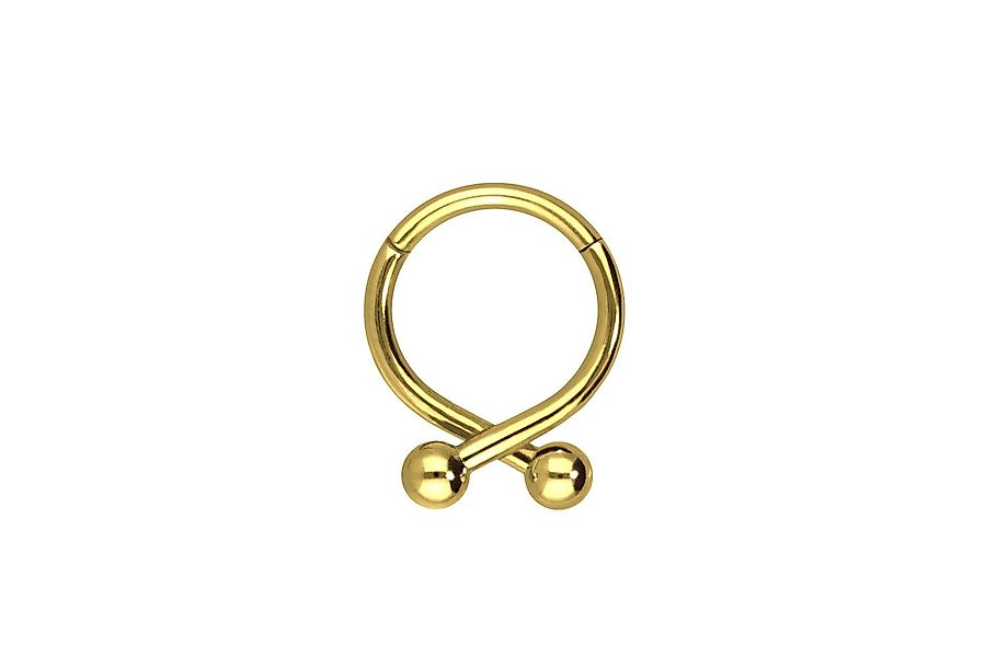 PIERCINGLINE Nasenpiercing Chirurgenstahl Segmentring Clicker 2 günstig online kaufen