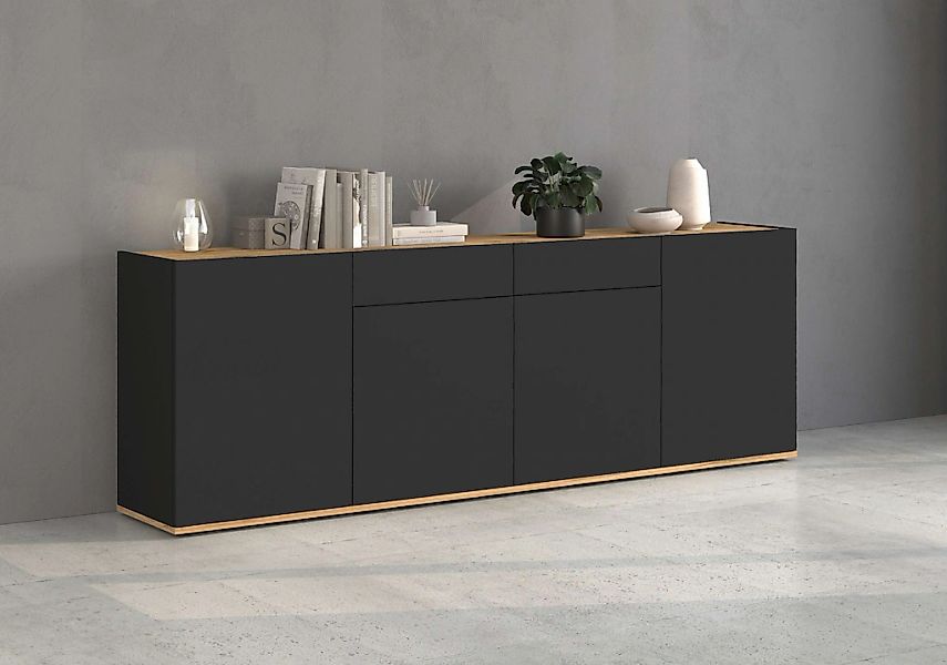 INOSIGN Sideboard "GARDA Sideboard,Kommode, Schrank, Kredenz Grifflos mit P günstig online kaufen