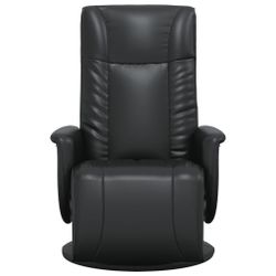 vidaXL Sessel Relaxsessel mit Fußteil Schwarz günstig online kaufen