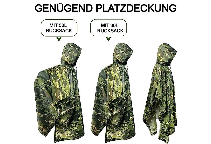 Mutig Regenmantel Leichter Wasserdichter Regenjacken, Atmungsaktiver Regenm günstig online kaufen