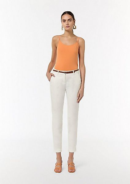 comma 7/8-Hose Hose Chino mit integriertem Gürtel günstig online kaufen