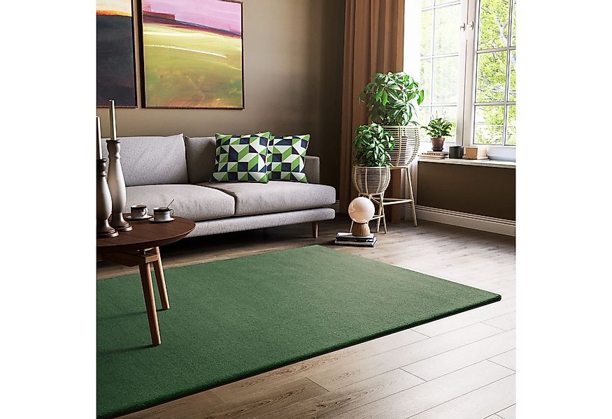 Steffensmeier Wollteppich Jaipur, Rechteckig, Gabbeh Teppich, handgeknüpft günstig online kaufen