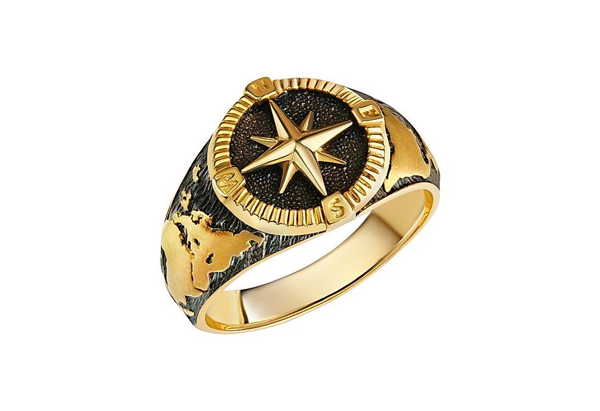 Vivance Fingerring 925/- Sterling Silber vergoldet günstig online kaufen