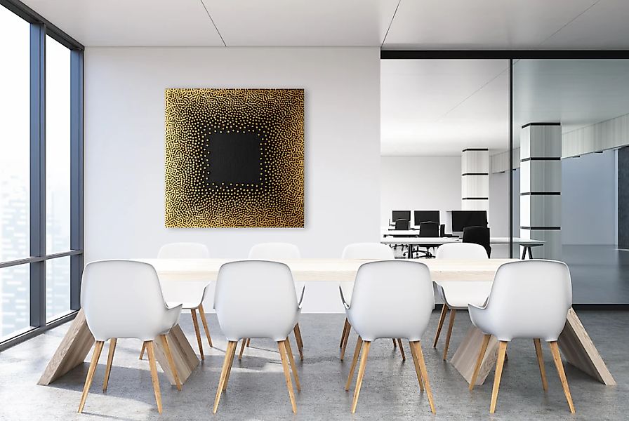 Leonique Leinwandbild »The Frame«, Abstrakt-Abstrakte-Kunst-Modern, (1 St.) günstig online kaufen