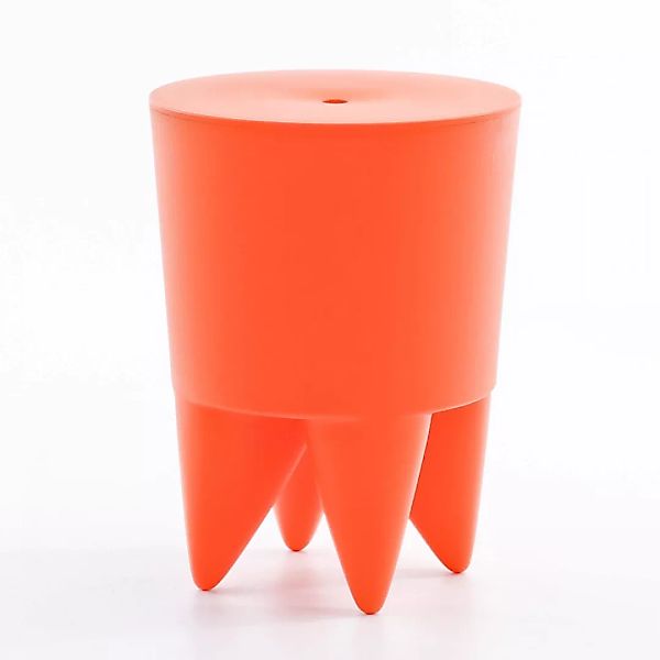 XO-Design - Bubu Ier Hocker - orange delhi/durchgefärbt/H 43cm/Ø 32,5cm günstig online kaufen