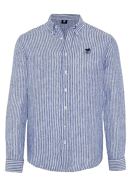 Polo Sylt Langarmhemd mit Label-Stickerei günstig online kaufen