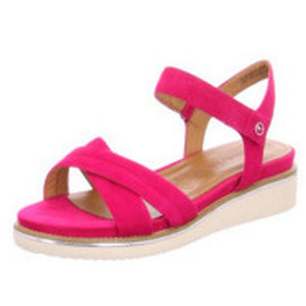 Tamaris  Sandalen Keilsandalen für Damen in pink günstig online kaufen