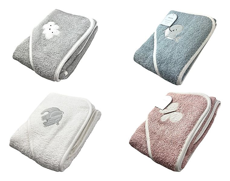 VewoTex Badetuch Baby Kapuzenbadetuch » Badetuch 75 x 75 cm, Baumwolle (Ein günstig online kaufen