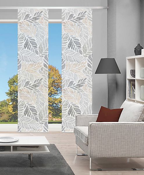 Vision S Schiebegardine "LISIO 2er SET" Paneelwagen 2 Stk. tlg. Schiebevorh günstig online kaufen