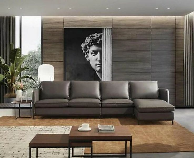 JVmoebel Ecksofa, Leder Eck Garnitur Sofa Couch Zimmer Sitz Landschaft L Fo günstig online kaufen