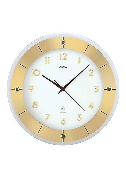 AMS Funkwanduhr F5850 (Quarz,Mineralglas,Wohnzimmer,Esszimmer,Küche,Arbeits günstig online kaufen